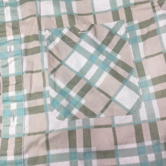 Patagonia Worn Wear Recycled Fabric Mens Button Down Plaid Shirt NWT Size Large - Picture 3 of 3